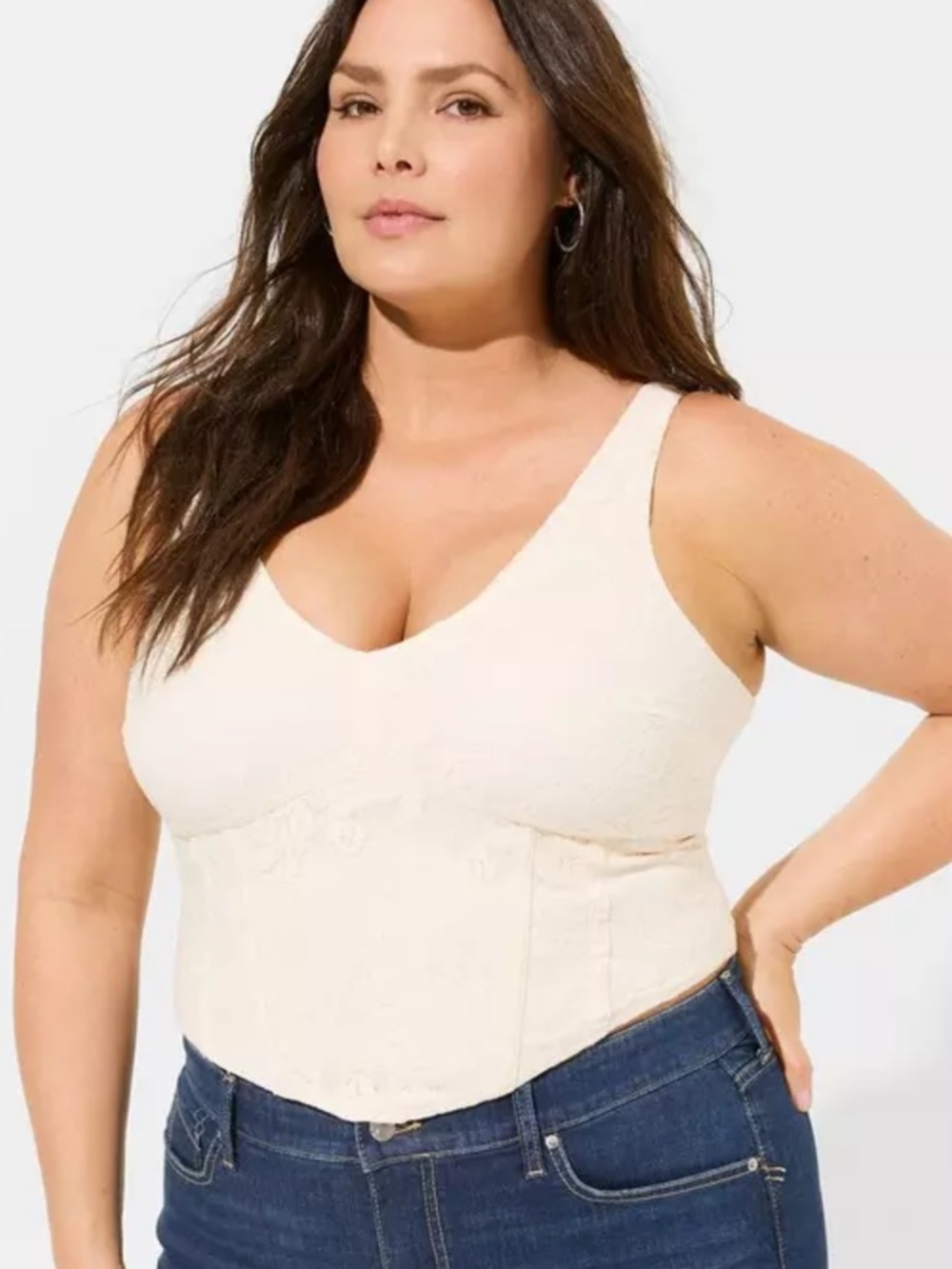 Torrid Lace Corset Crop Top